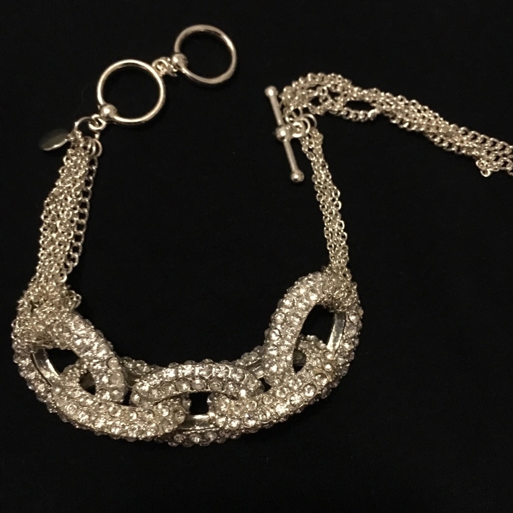 Silver chain bracelet
